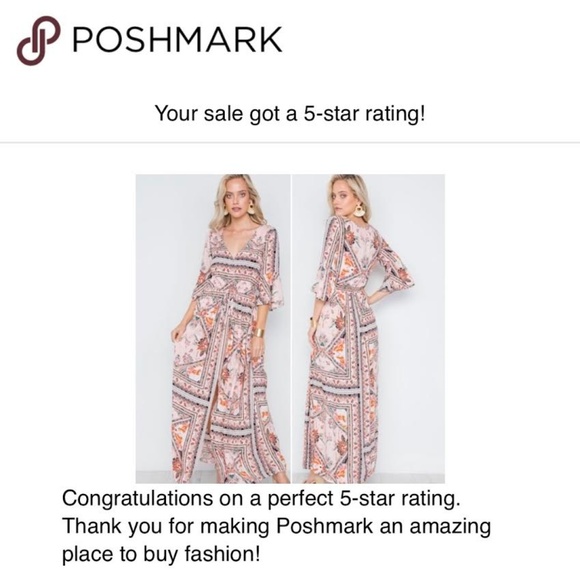 PINK MULTI PRINT MAXI BOHO DRESS - Picture 4 of 8